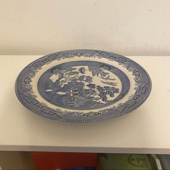 Vintage (1980s) Churchill China Blue Willow 10" diameter plate - Picture 6 of 11